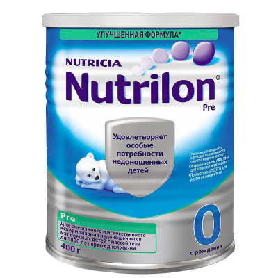 Смесь Nutrilon Пре 0 с 0 месяцев 400 грамм Nutricia 1